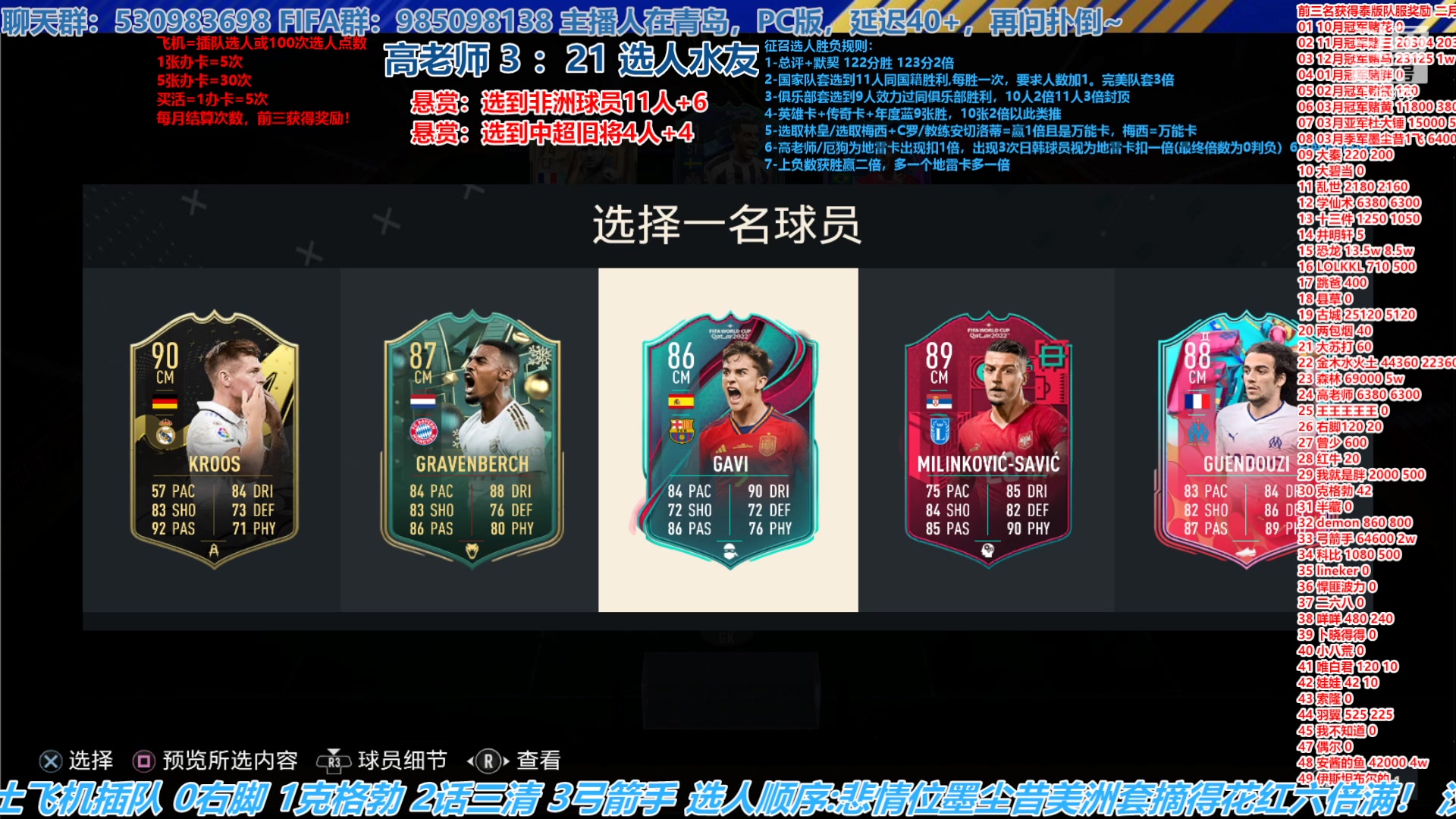 【2023-04-04 16点场】高老师爱足球：FIFA23征召选人，反转反转再反转！！