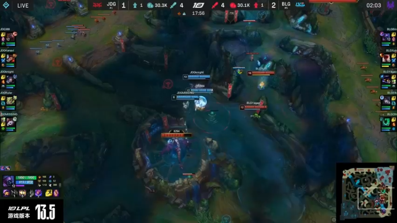 2023LPL春季赛JDG的泽丽拿下四杀，好秀啊