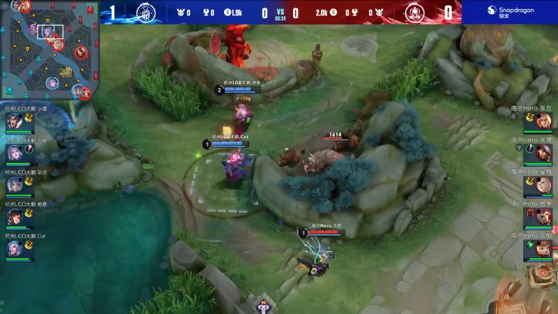 南京Hero久竞 VS 杭州LGD大鹅第2局-2023KPL春季赛常规赛