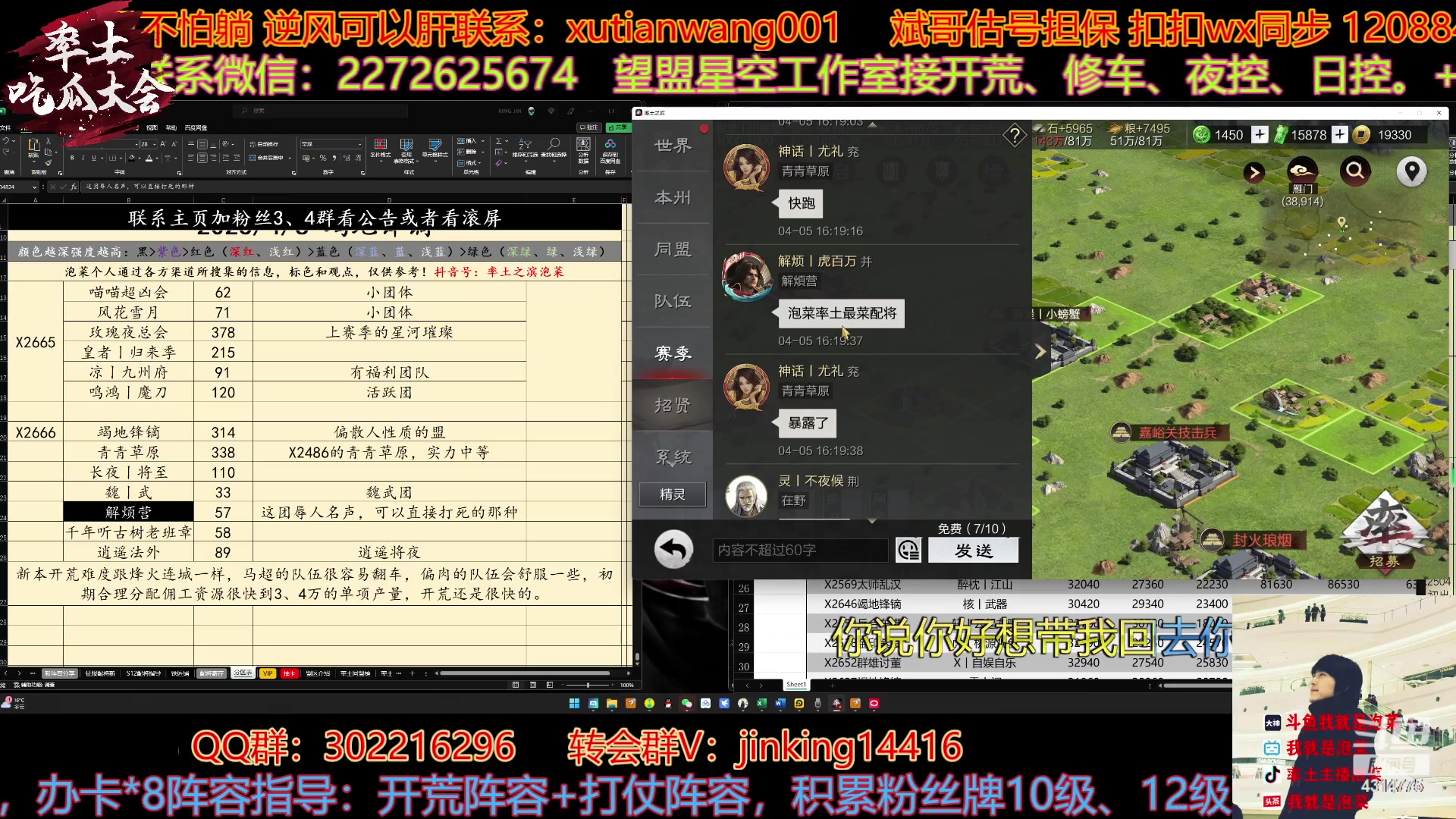 【2023-04-05 15点场】我就是泡菜：咱们一起排一下T榜