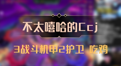 【不太嘻哈的Ccj】3战斗机甲2护卫 吃鸡