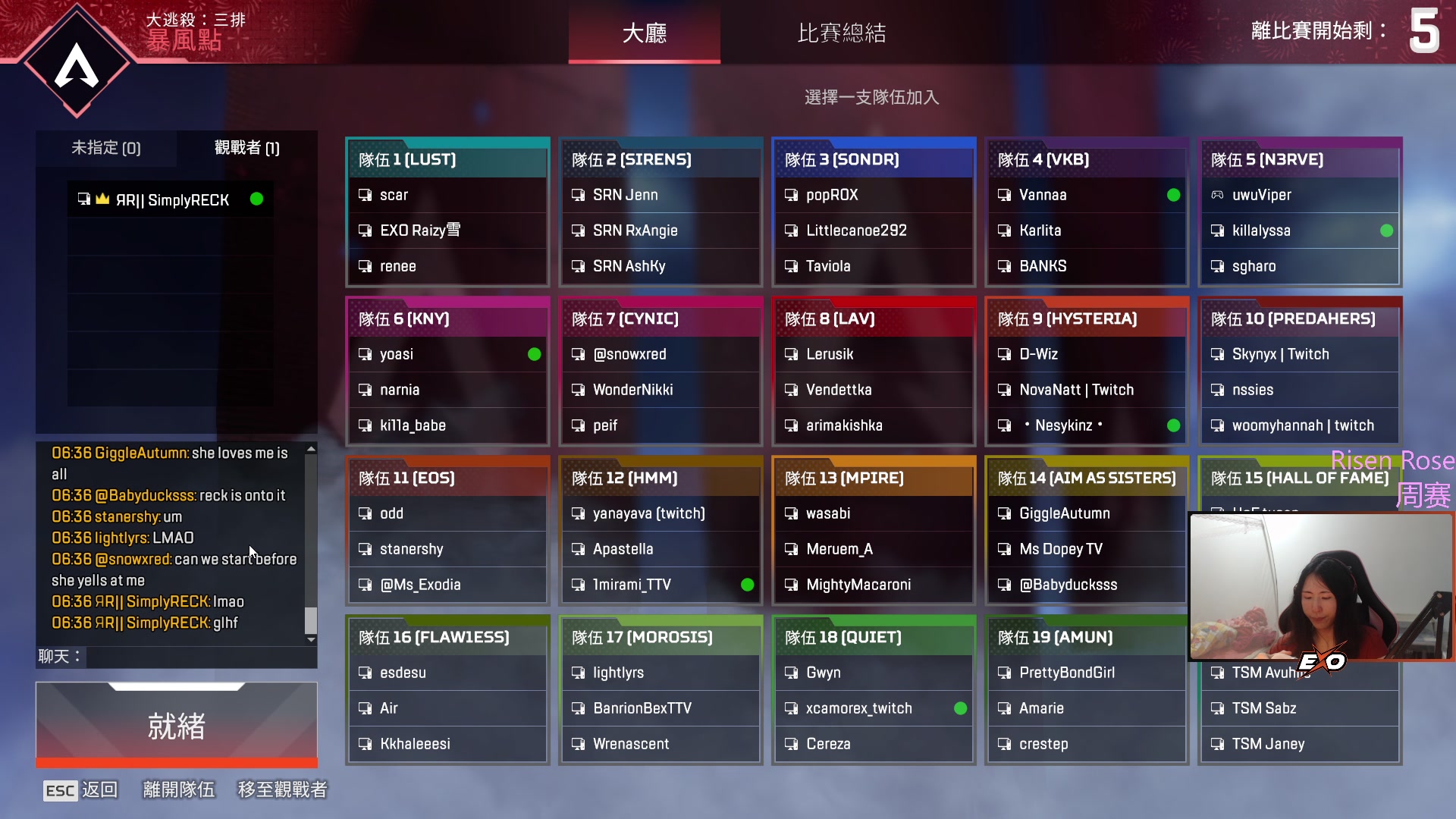 【2023-04-06 05点场】Raizy雪：明早6点比个赛~