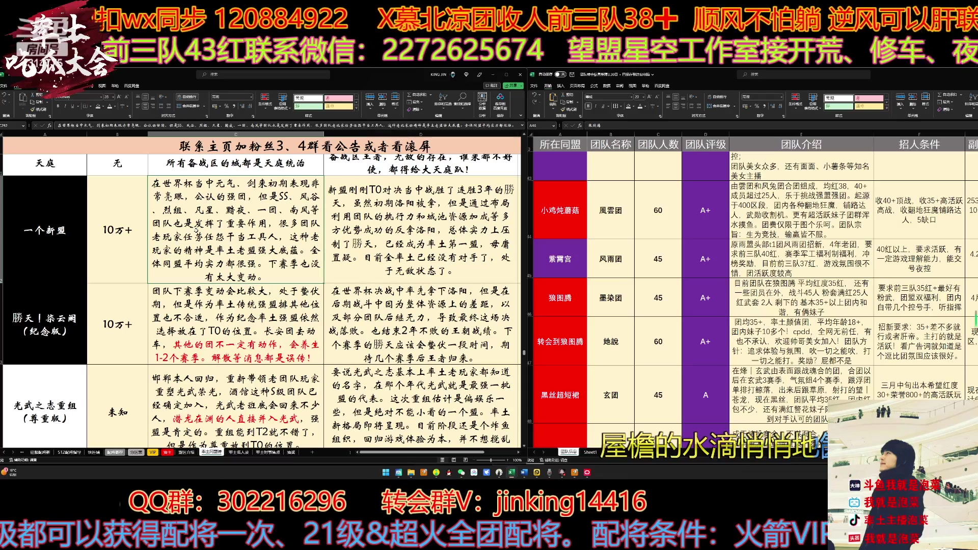 【2023-04-06 14点场】我就是泡菜：咱们一起排一下T榜