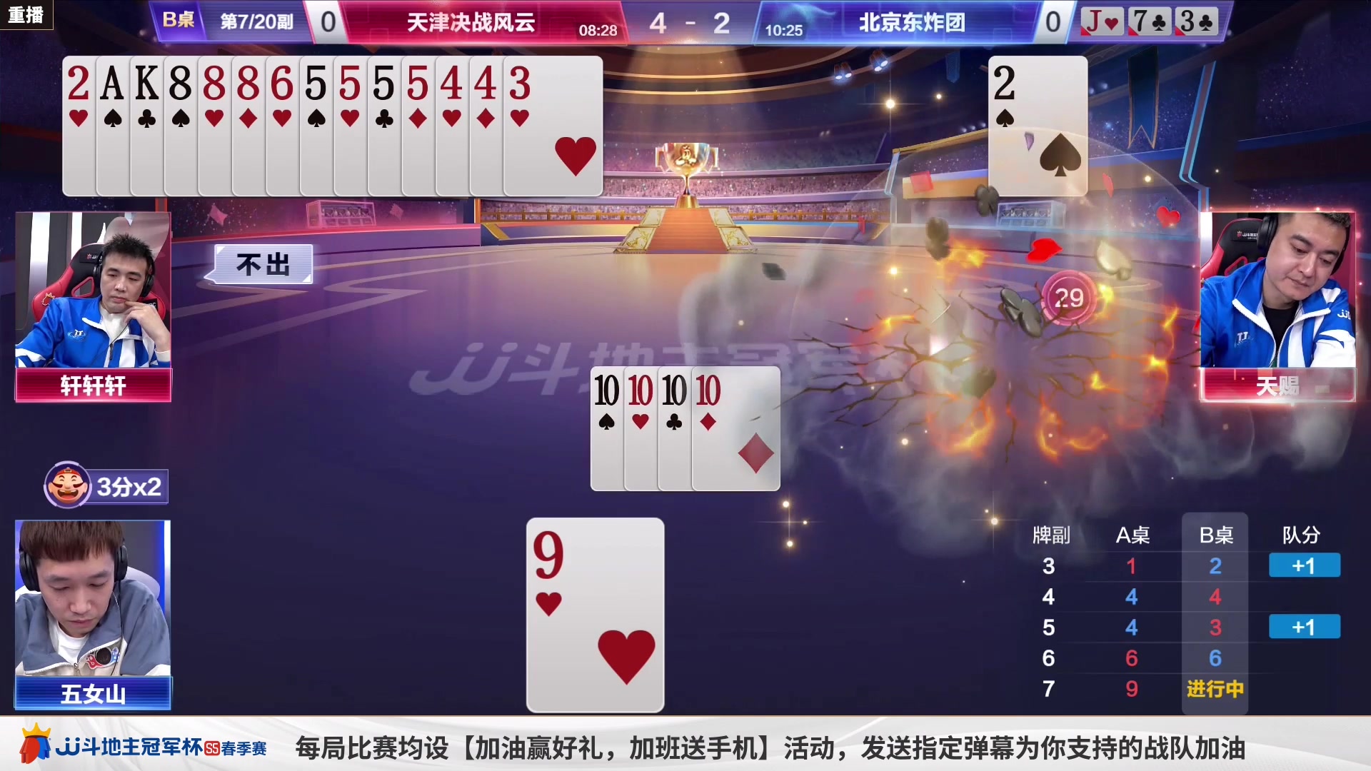 【2023-04-06 11点场】JJ斗地主官方：周四18点，B组败区淘汰赛