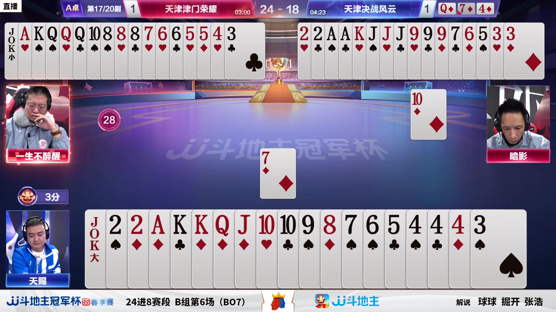 【2023-04-07 19点场】JJ斗地主官方：【观赛赢金条】冠军杯直播中