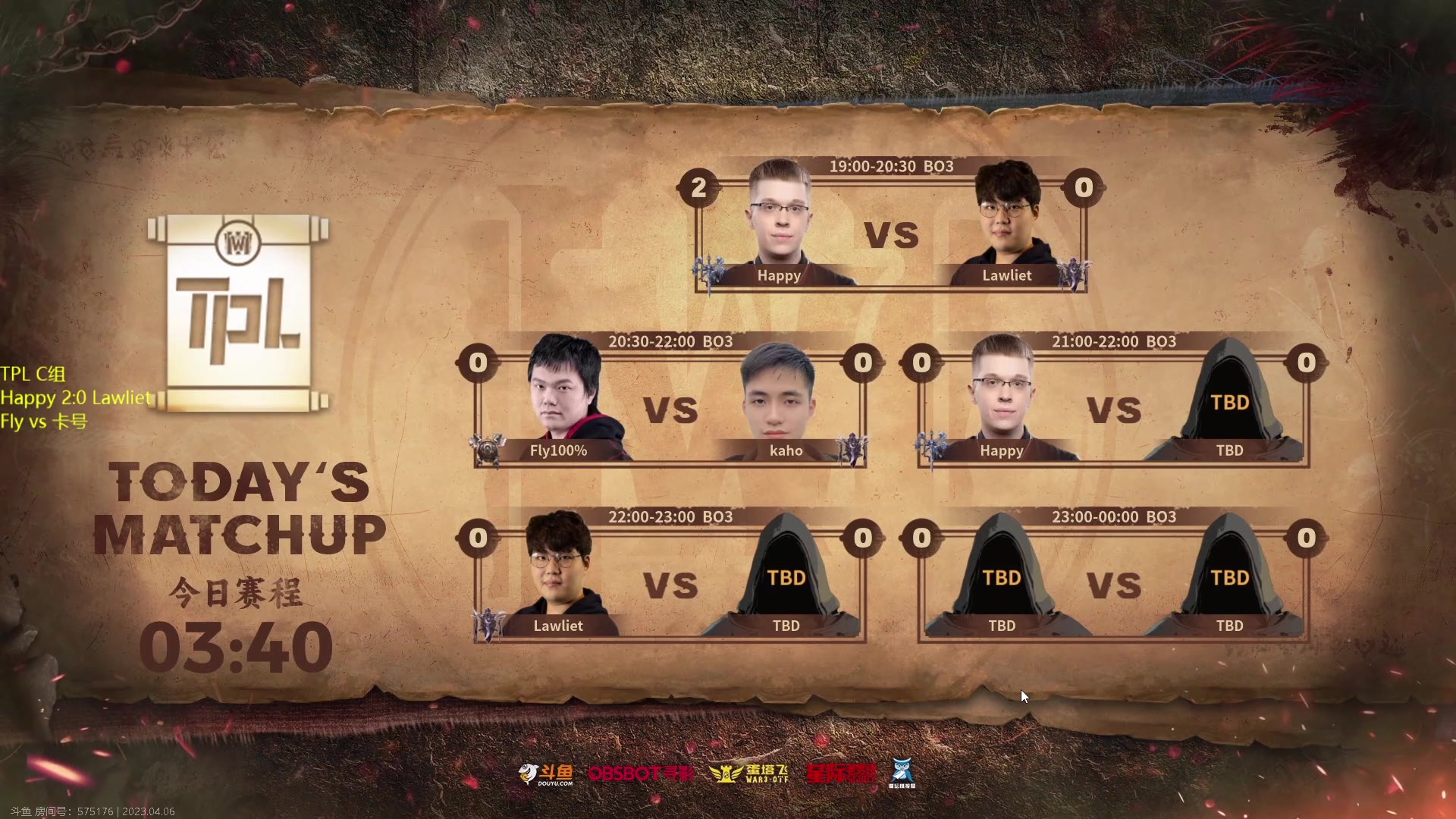 【2023-04-06 19点场】iameer0：【直播】7点TP杯