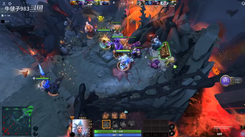 活久见惨惨兮兮dota2五号位冰女水晶室女败提名，2隐形刺客隐刺3小鱼人斯拉克哈哈哈卧槽，被对面赏金猎人打爆，最后还被火枪嘲讽唉