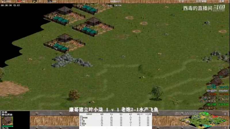 老炮组3：1康哥组