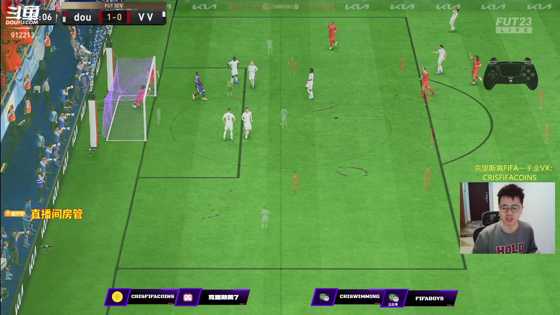 【2023-04-09 01点场】克里斯黄18：壕阵畅爽，齐达内 卢西奥 罗伊基恩