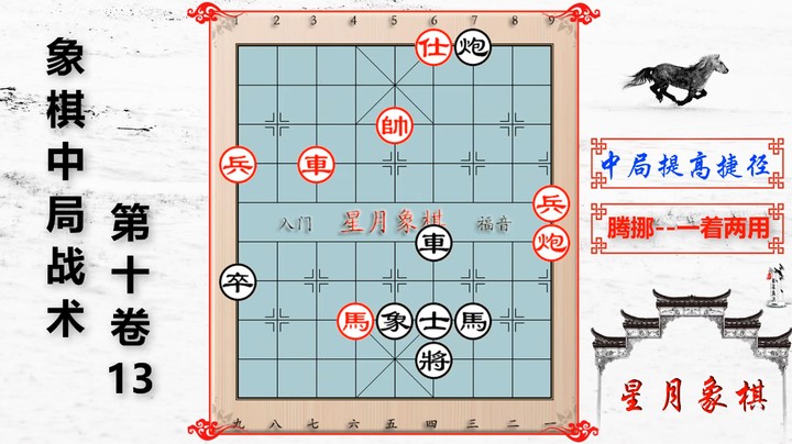 1013、中局战术第十卷---腾挪之一着两用