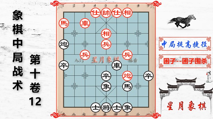 1012、中局战术第十卷---困子之困子围杀