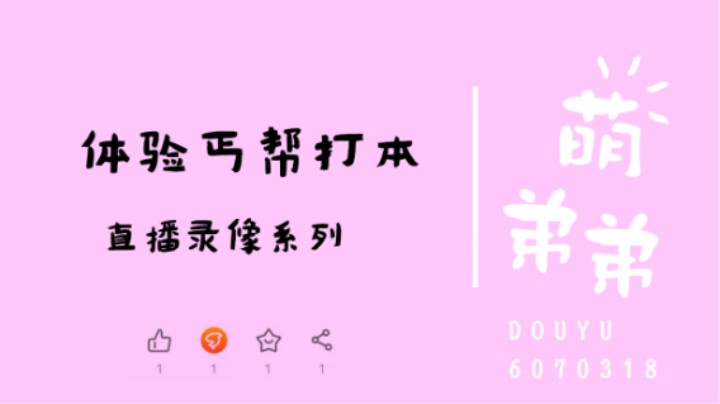 体验丐帮打本