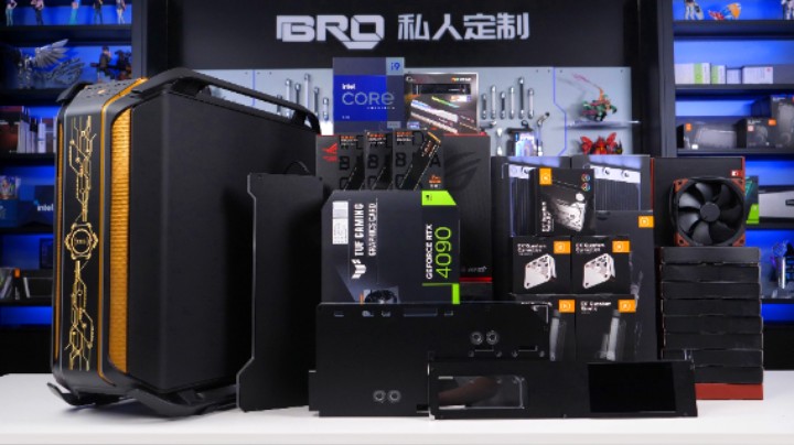挑战酷冷至尊C700M极限散热，双水路+双冷排+猫头鹰分体式水冷装机