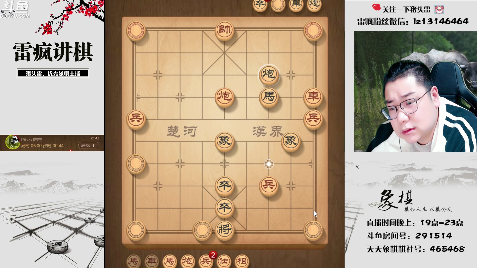 【2023-04-11 21点场】雷疯小叔：雷疯讲棋：讲出棋理 悟出道理 品出哲理