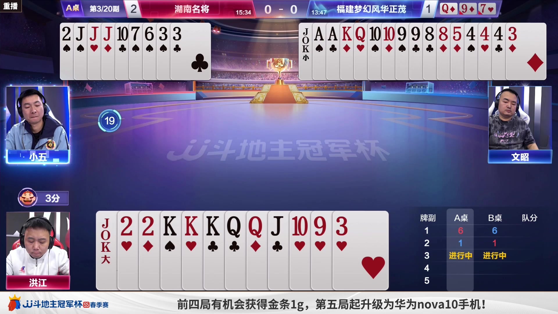 【2023-04-12 01点场】JJ斗地主官方：周三18点，狼图腾VS智慧斗