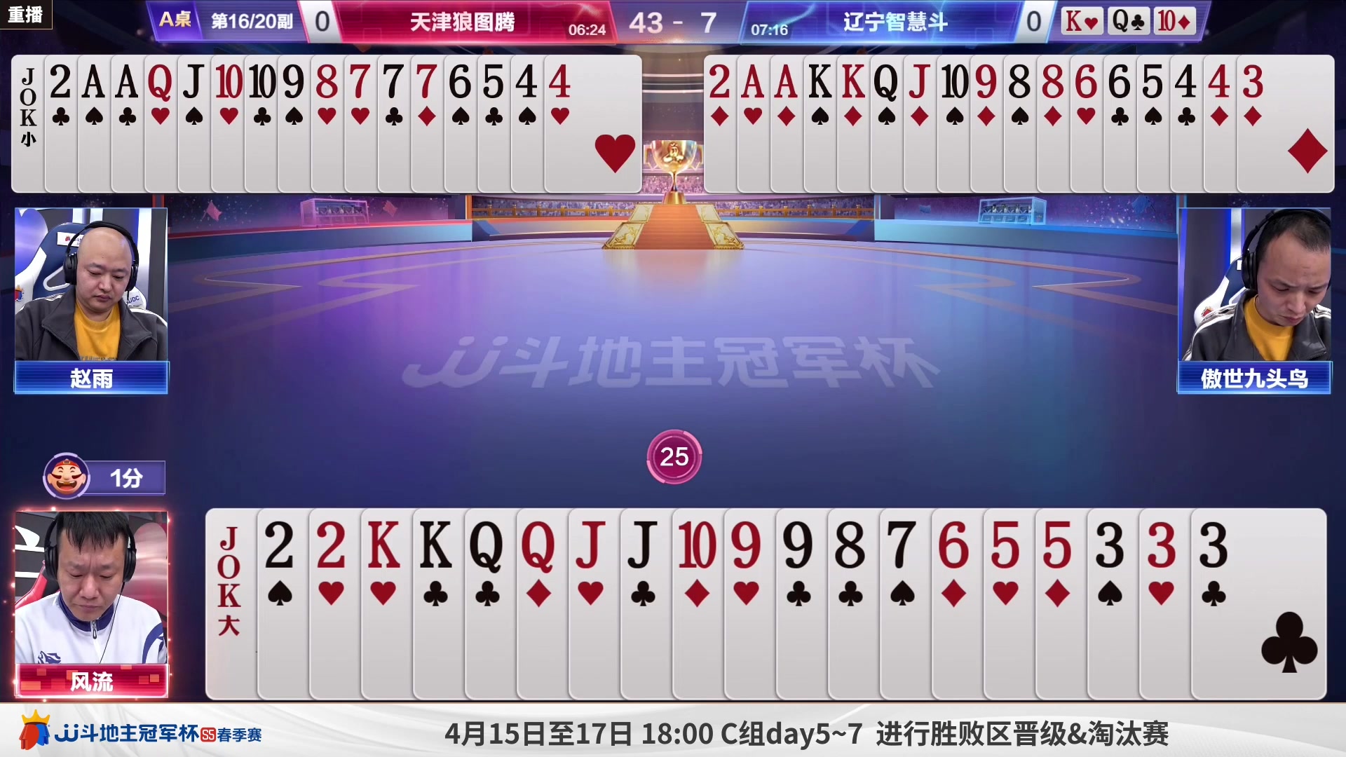 【2023-04-12 22点场】JJ斗地主官方：周四18点，广东N5俱乐部登场