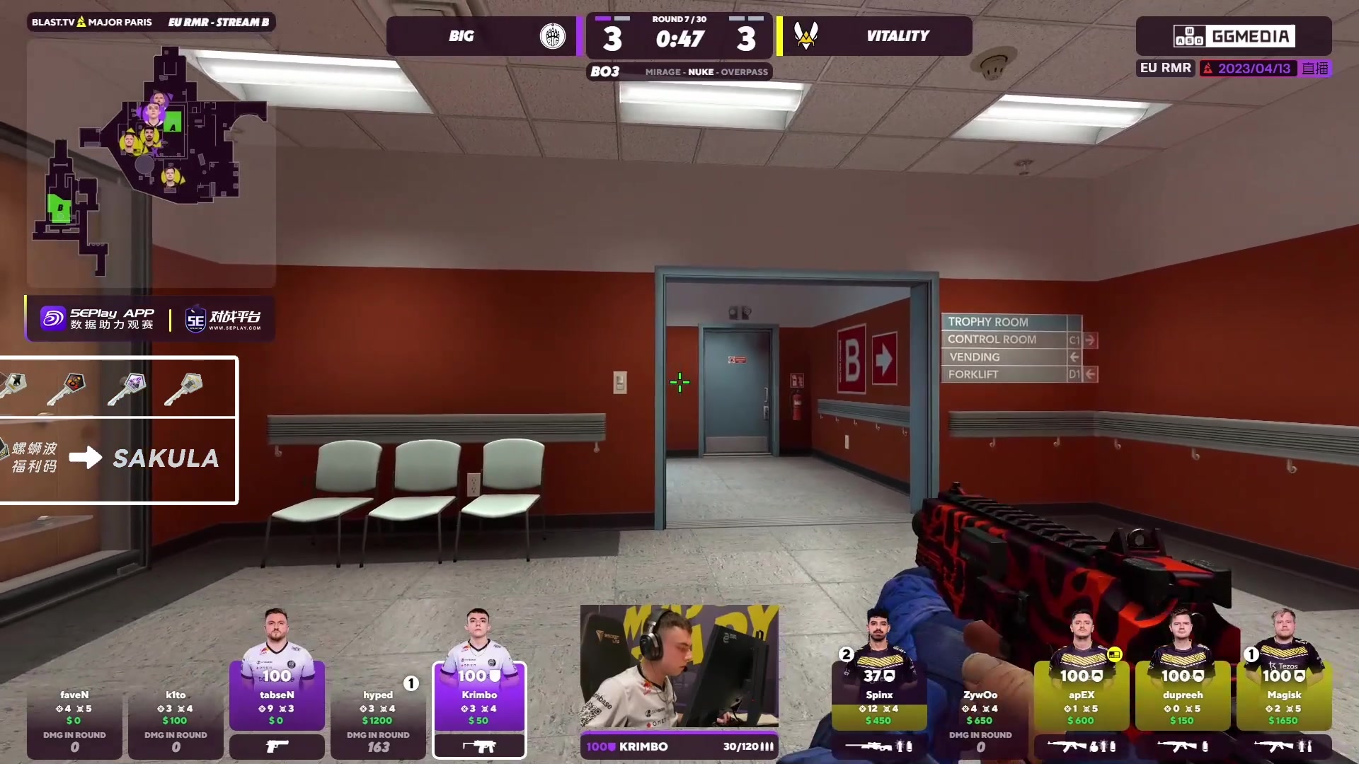 【2023-04-13 21点场】sakula吴润波：昨天回来晚了~A VS NIP