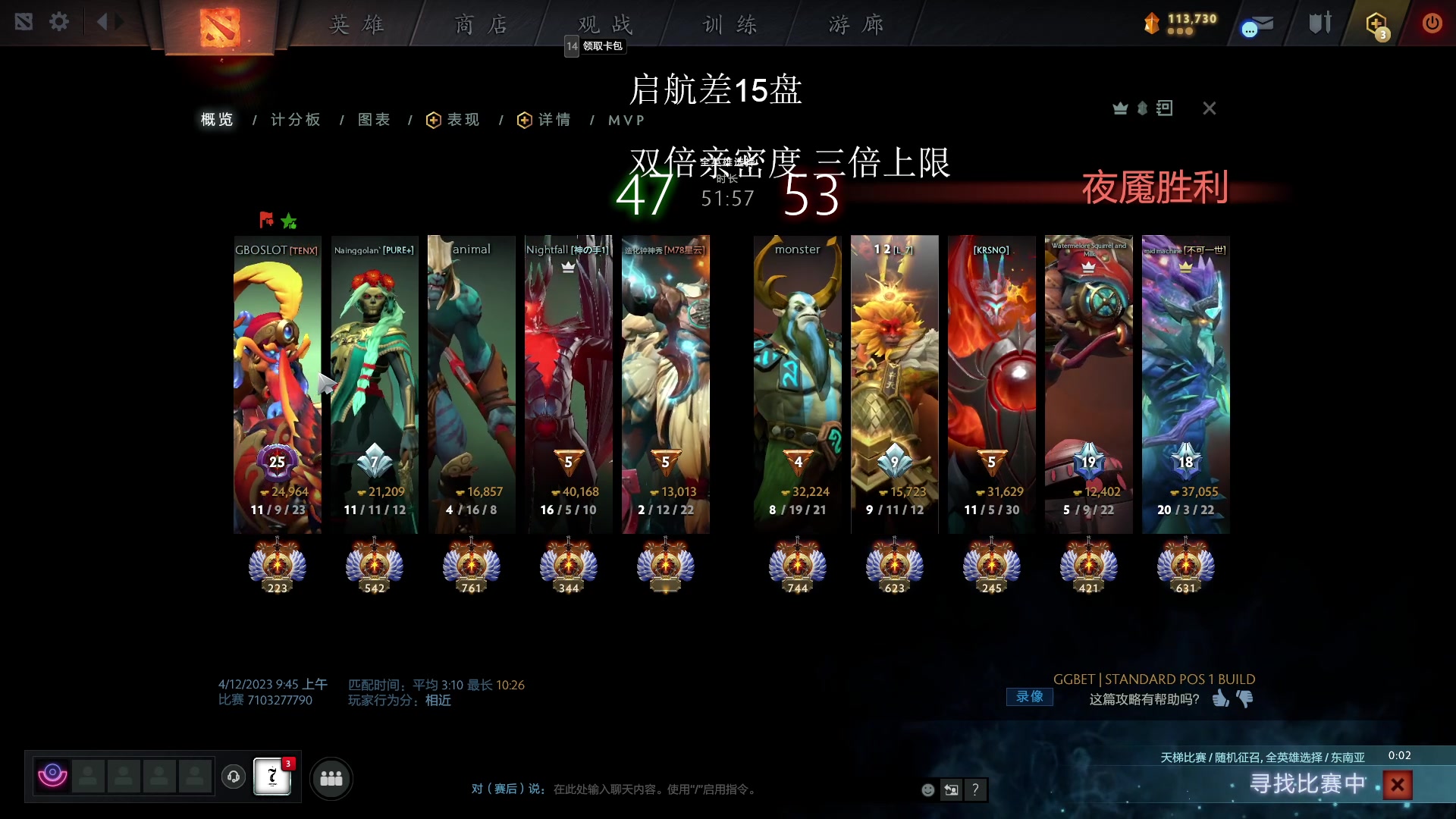 【2023-04-12 10点场】湫汲：双倍亲密度 三倍上限