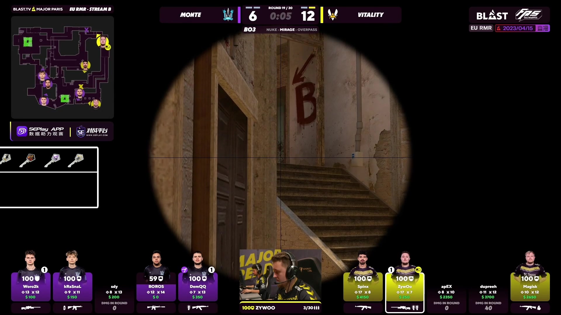 【2023-04-15 17点场】sakula吴润波：转播一场淘汰赛BO3