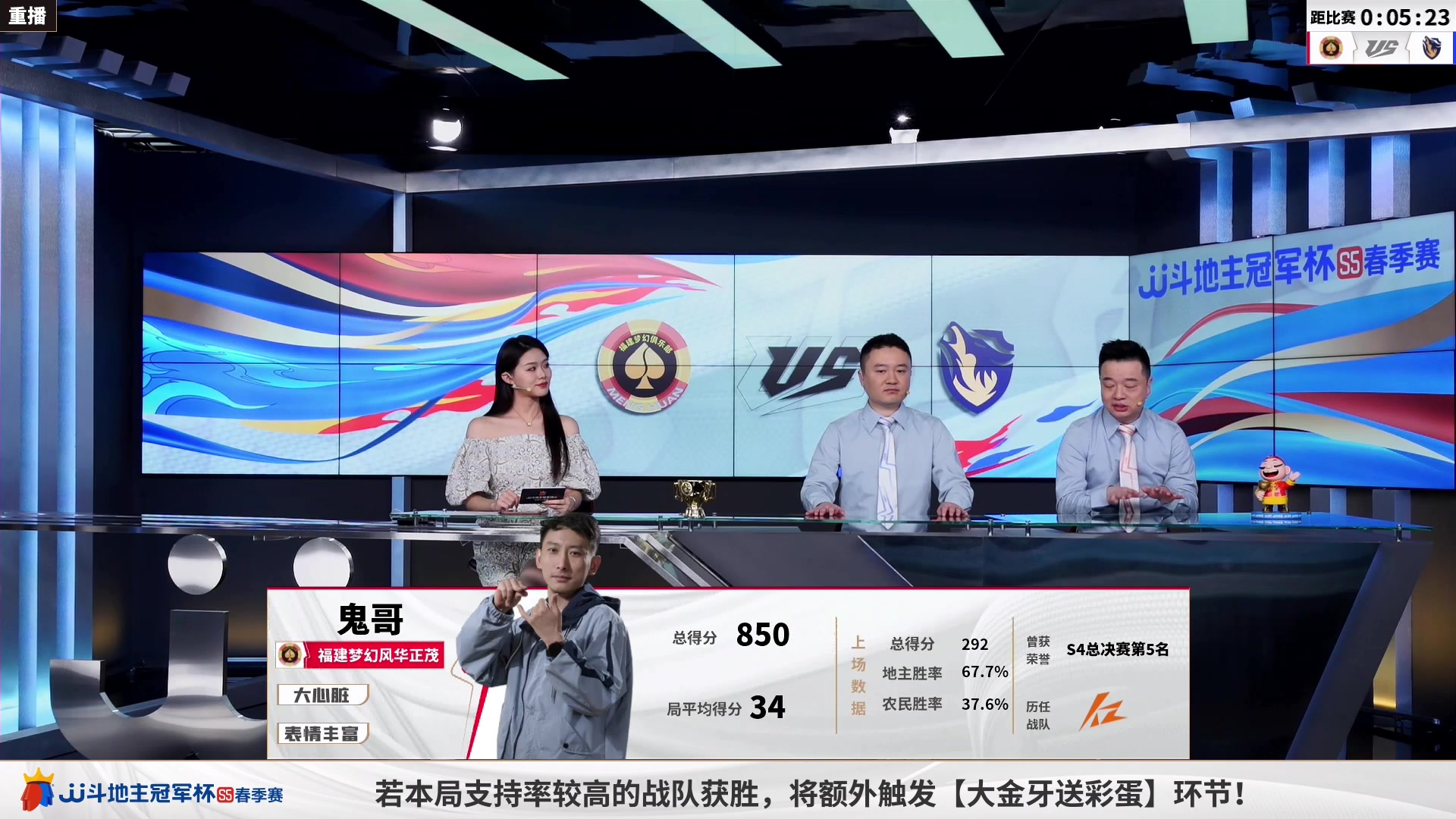 【2023-04-17 02点场】JJ斗地主官方：周一18点，C组败区晋级战！