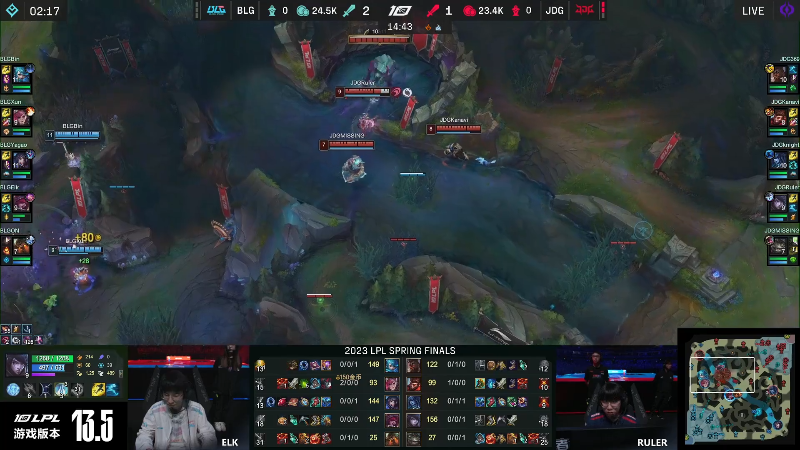【英雄联盟】英雄联盟赛事的精彩时刻 20230417 14点场
