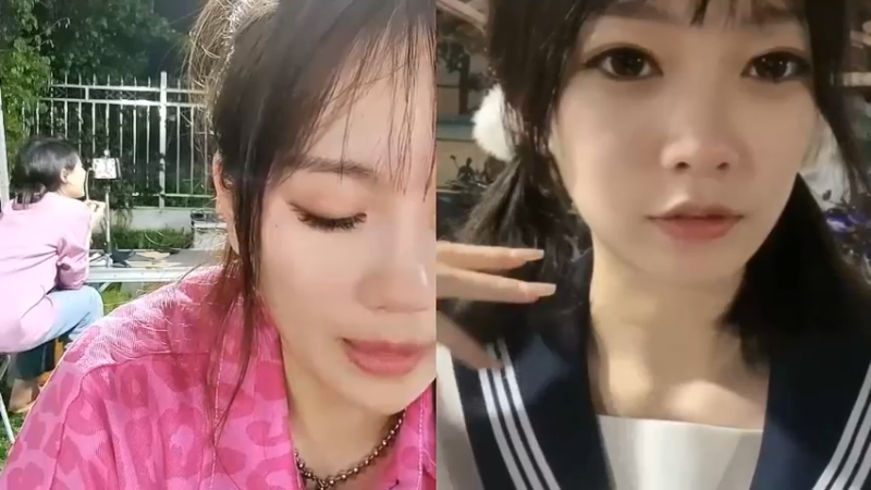 美女鹅妹和小姐姐打PK，鹅妹礼物还是多啊