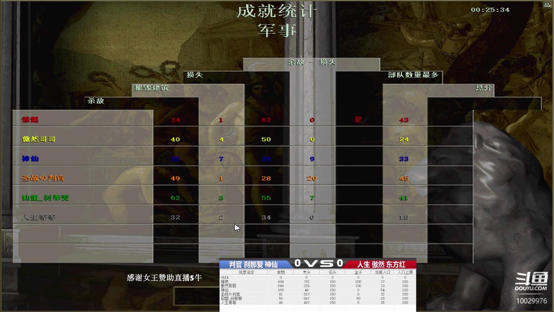 刹那爱 判官 神仙 VS 人生 傲然 东方红
