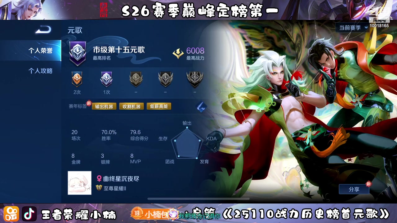 【2023-04-18 18点场】小楠ouo：自信即巅峰 10018165