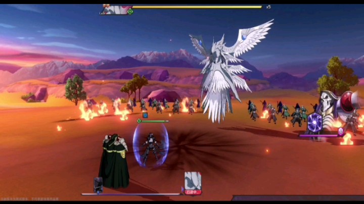 手游《纳萨力克之王》开场动画不错呀！