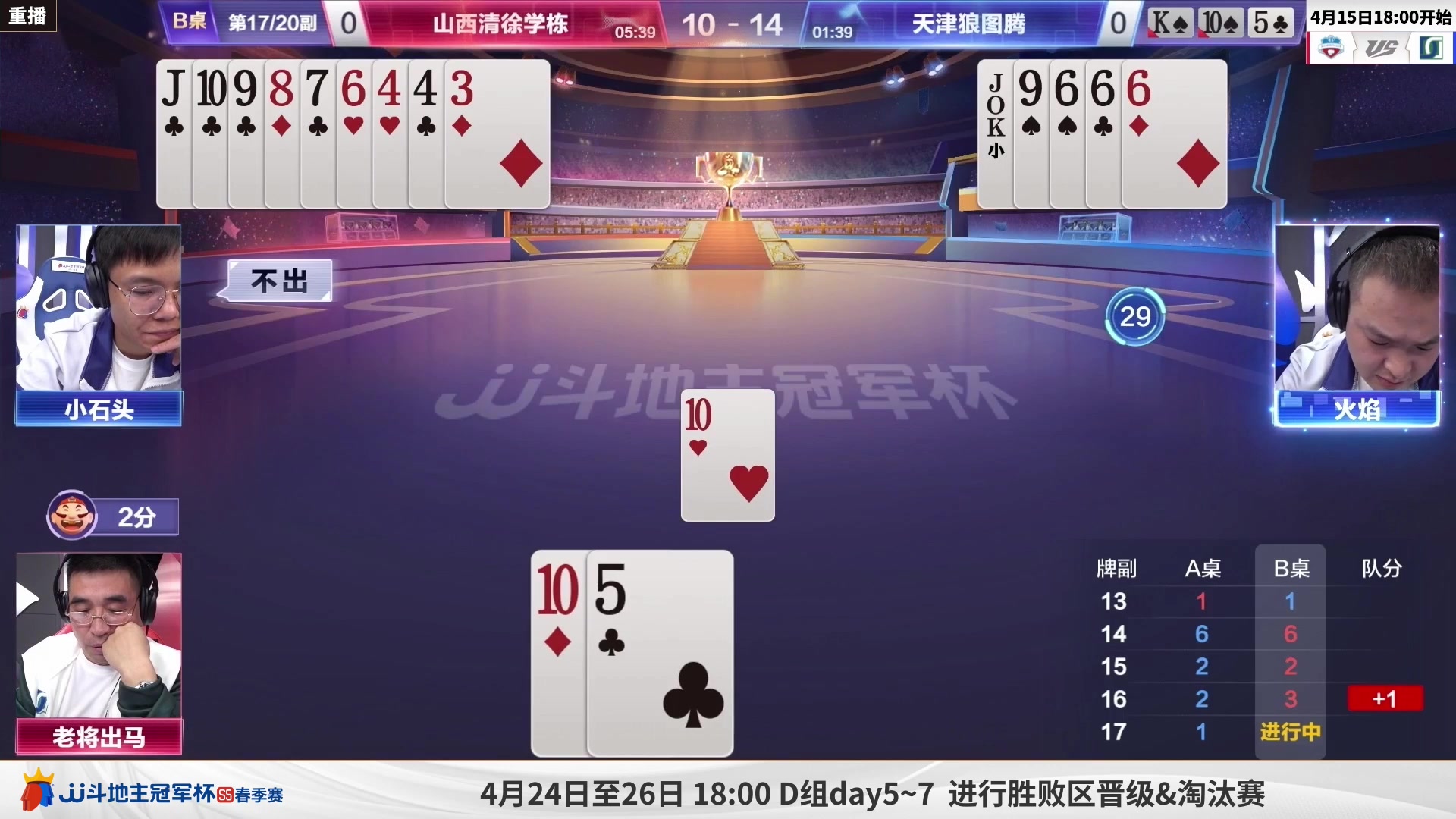 【2023-04-19 04点场】JJ斗地主官方：周四18点，山东好哥哥登场！