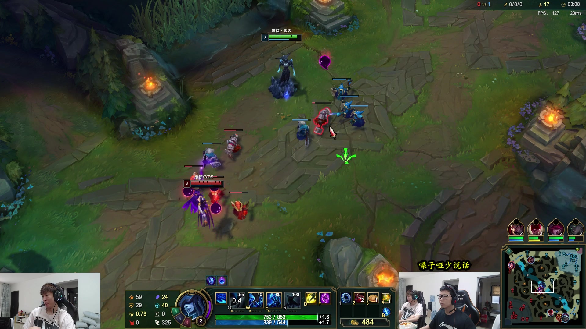 【2023-04-20 10点场】余小C真的很强：余小C：哥俩峡谷双排上大师！