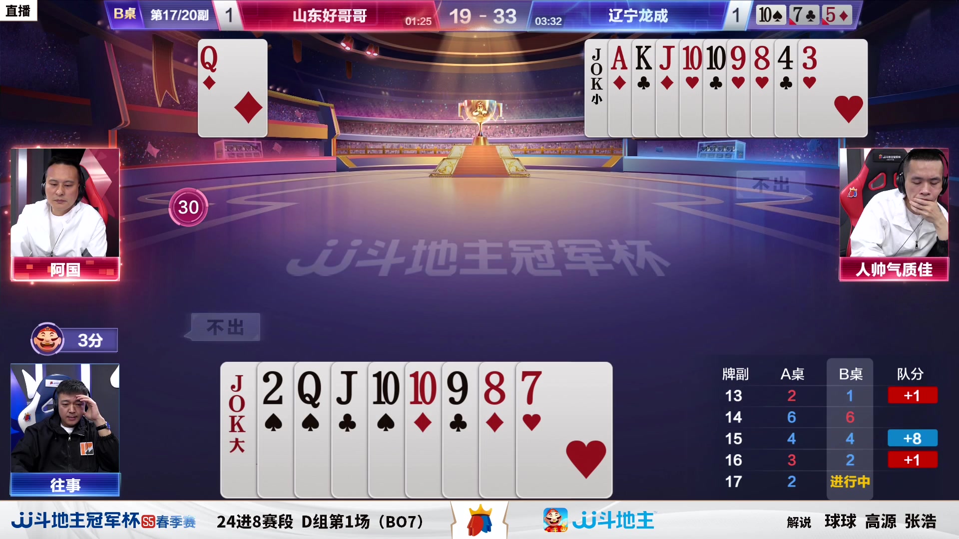 【2023-04-20 19点场】JJ斗地主官方：【观赛赢金条】冠军杯直播中