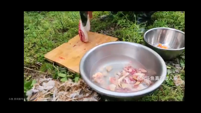 肖哥切鸡肉还是专业啊