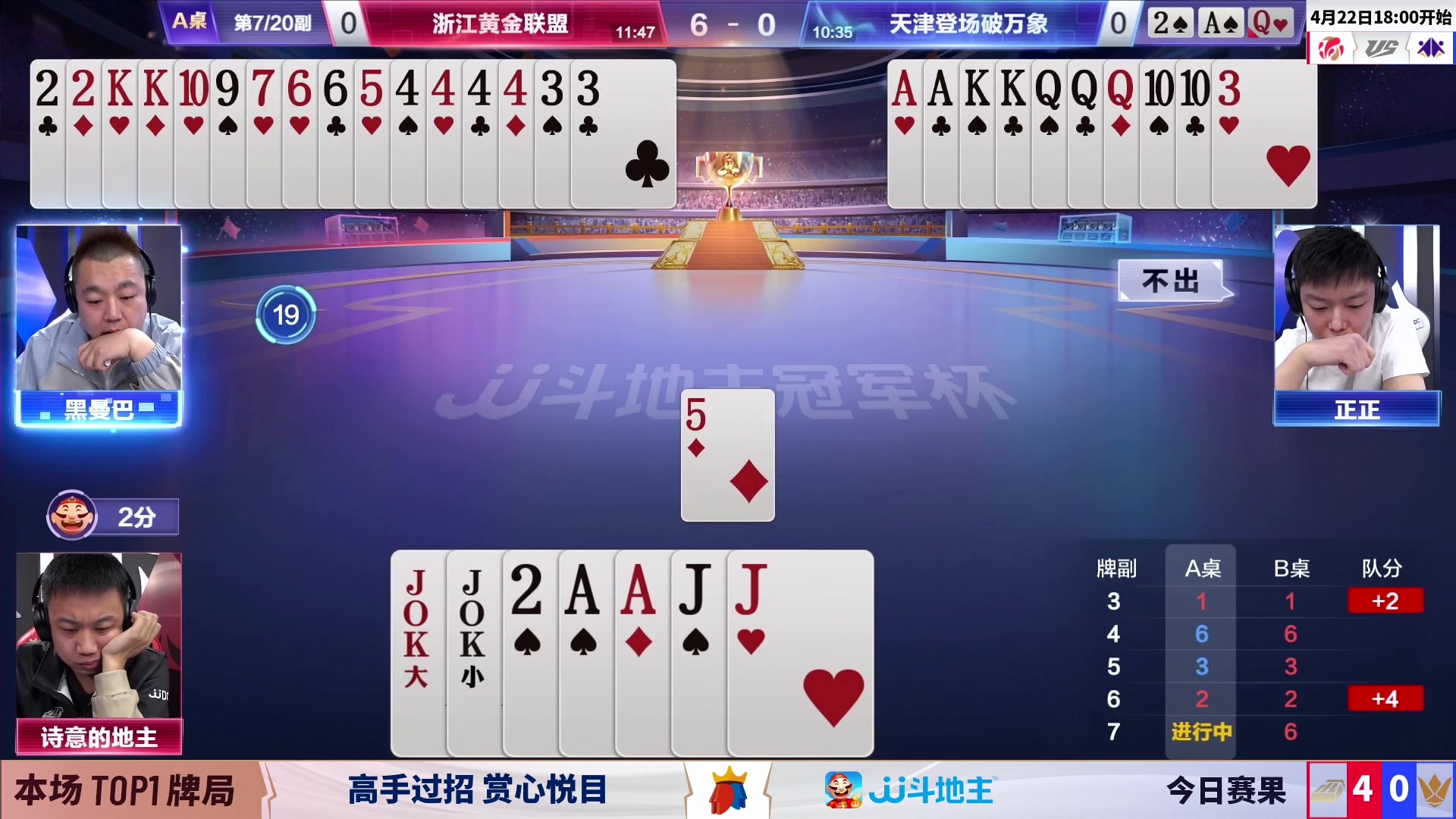 【2023-04-21 21点场】JJ斗地主官方：周六18点，源莱慧VS好哥哥
