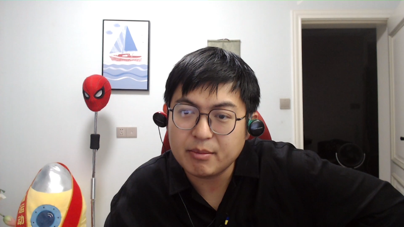我在斗鱼看火力堂主直播户外