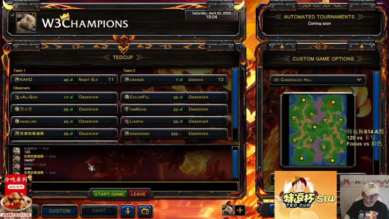 【TED出品】特逗杯S14 A组 120 vs 卡号 天鬼处女秀