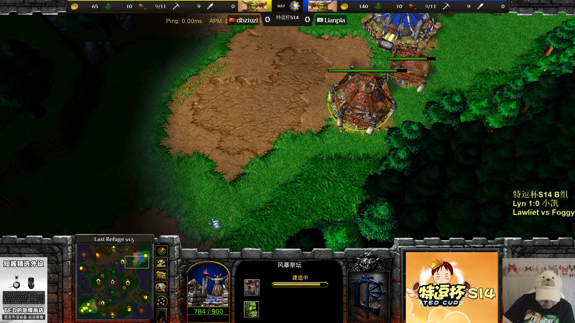 【2023-04-23 18点场】War3TeD：【直播中】7点特逗杯S14 Lyn登场