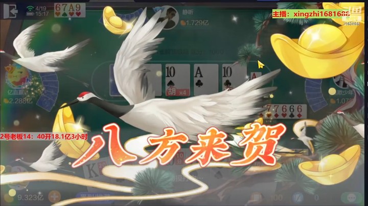 4843百变八雀牌：这牌就我和对家单挑了！
