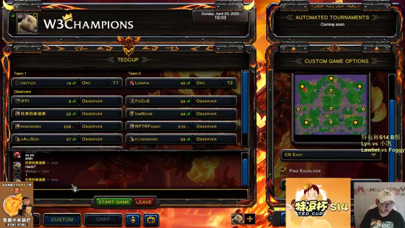 【TED出品】特逗杯S14 B组 Lyn vs 小凯 正反手教学