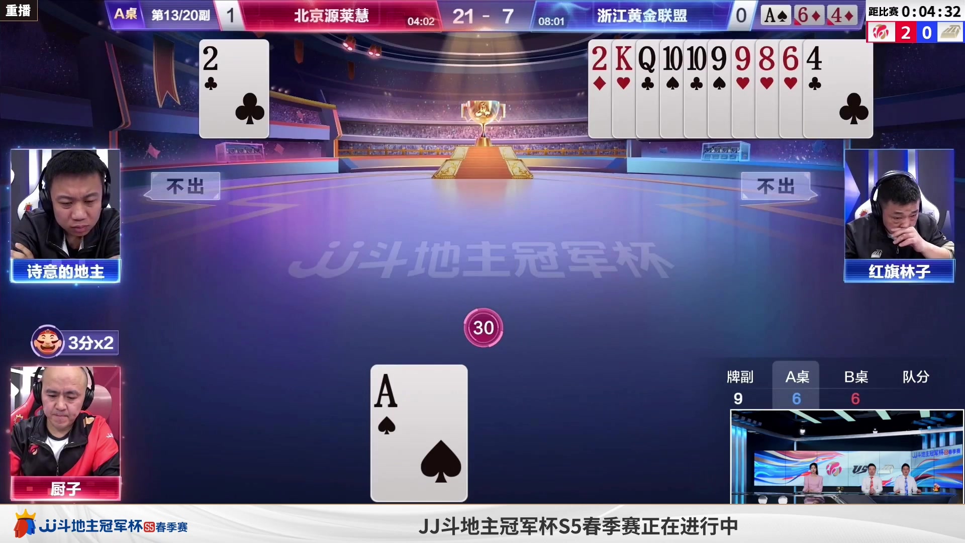 【2023-04-25 08点场】JJ斗地主官方：周二18点，山东好哥哥胜区再战