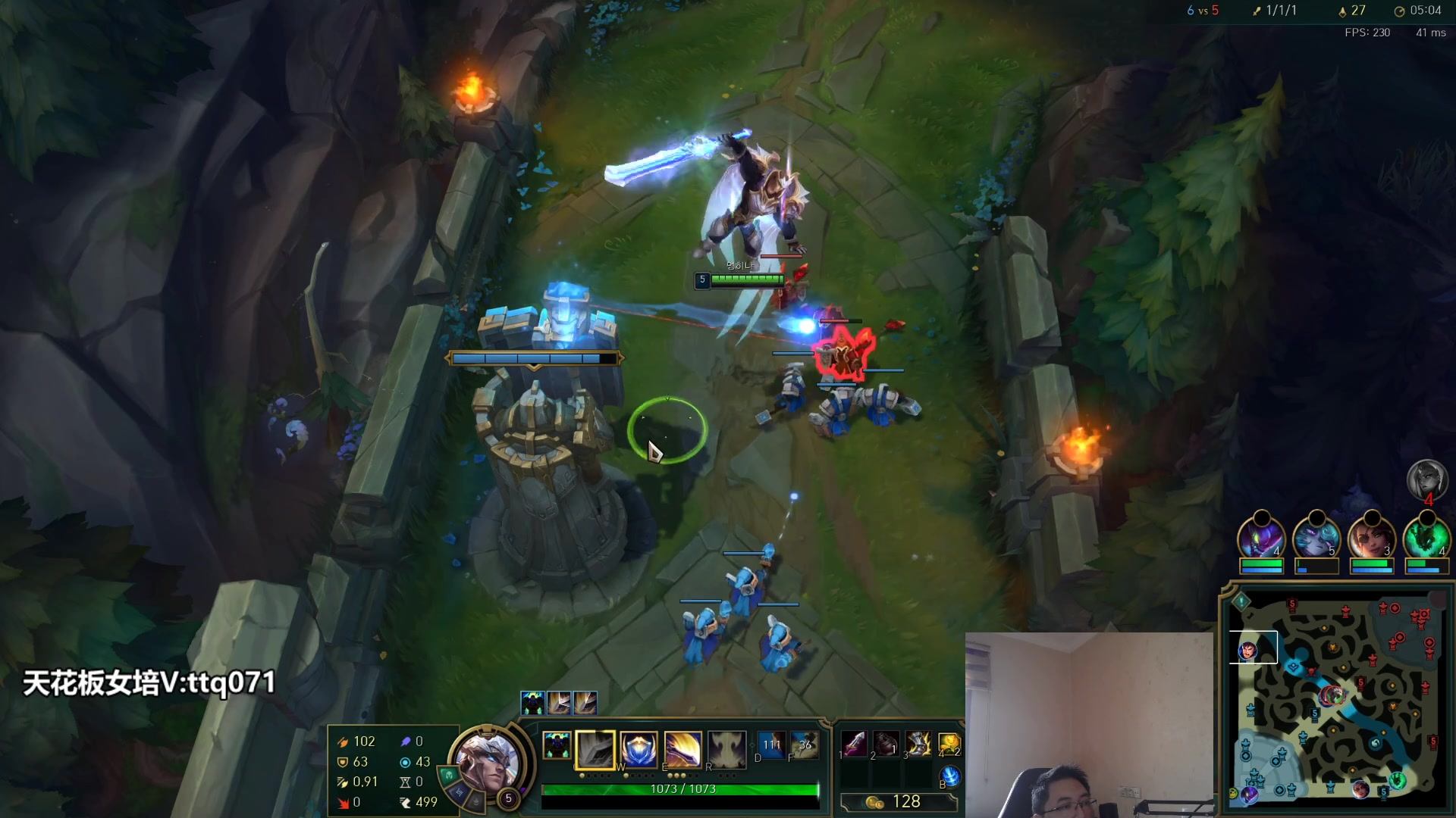 【2023-04-25 12点场】店长盖伦：直播 国服最细盖伦