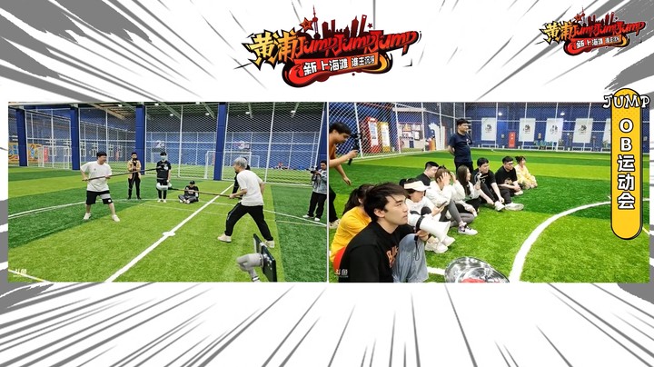 来看猛男击剑拔河