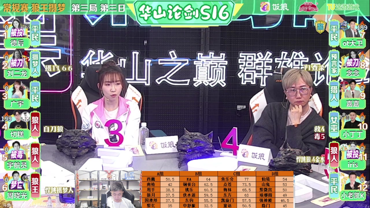 【2023-04-27 23点场】甩手派丨柯南：甩手派加油！#狼人杀官方#
