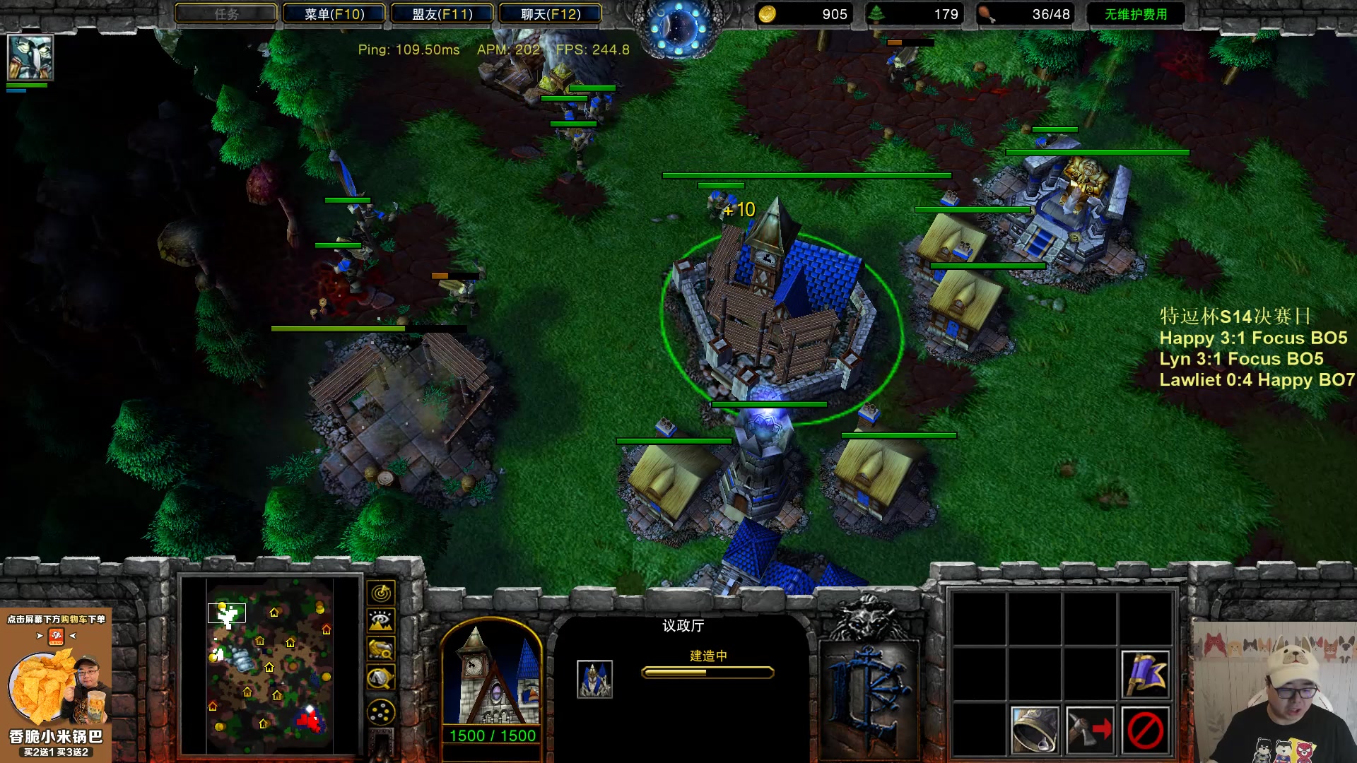 【2023-04-29 22点场】War3TeD：【直播中】6点半特逗杯S14决赛日