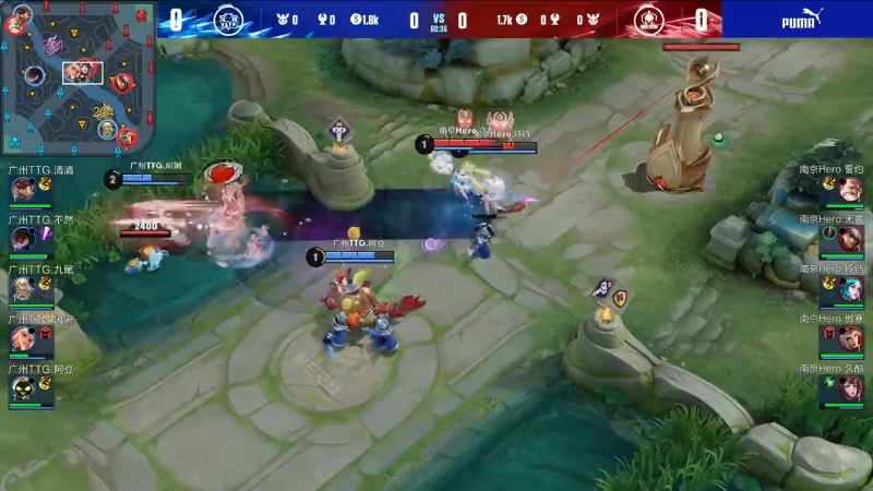 南京Hero久竞 VS 广州TTG第1局-2023KPL春季赛常规赛
