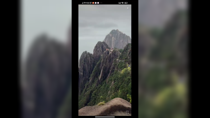 今天黄山人不多，天气也不错，没大雾