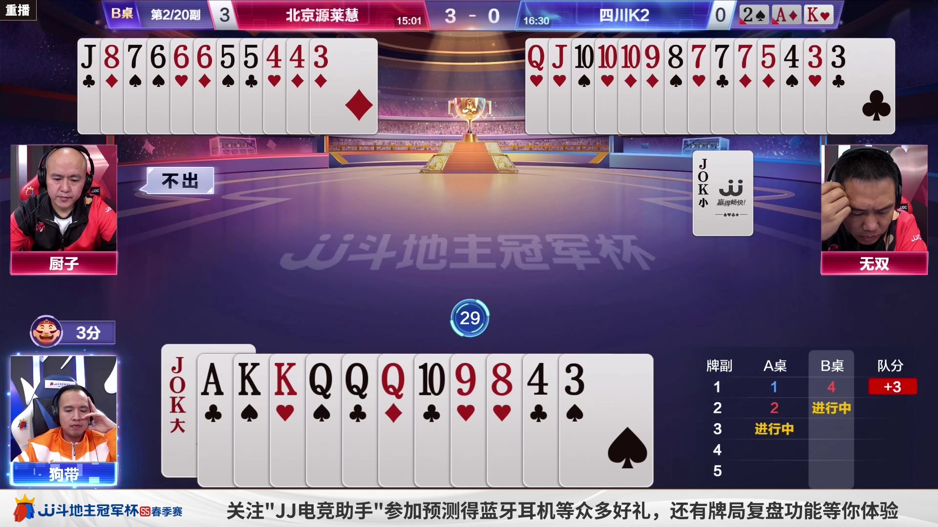 【2023-04-29 02点场】JJ斗地主官方：5月6日，S5春季赛8强赛开打