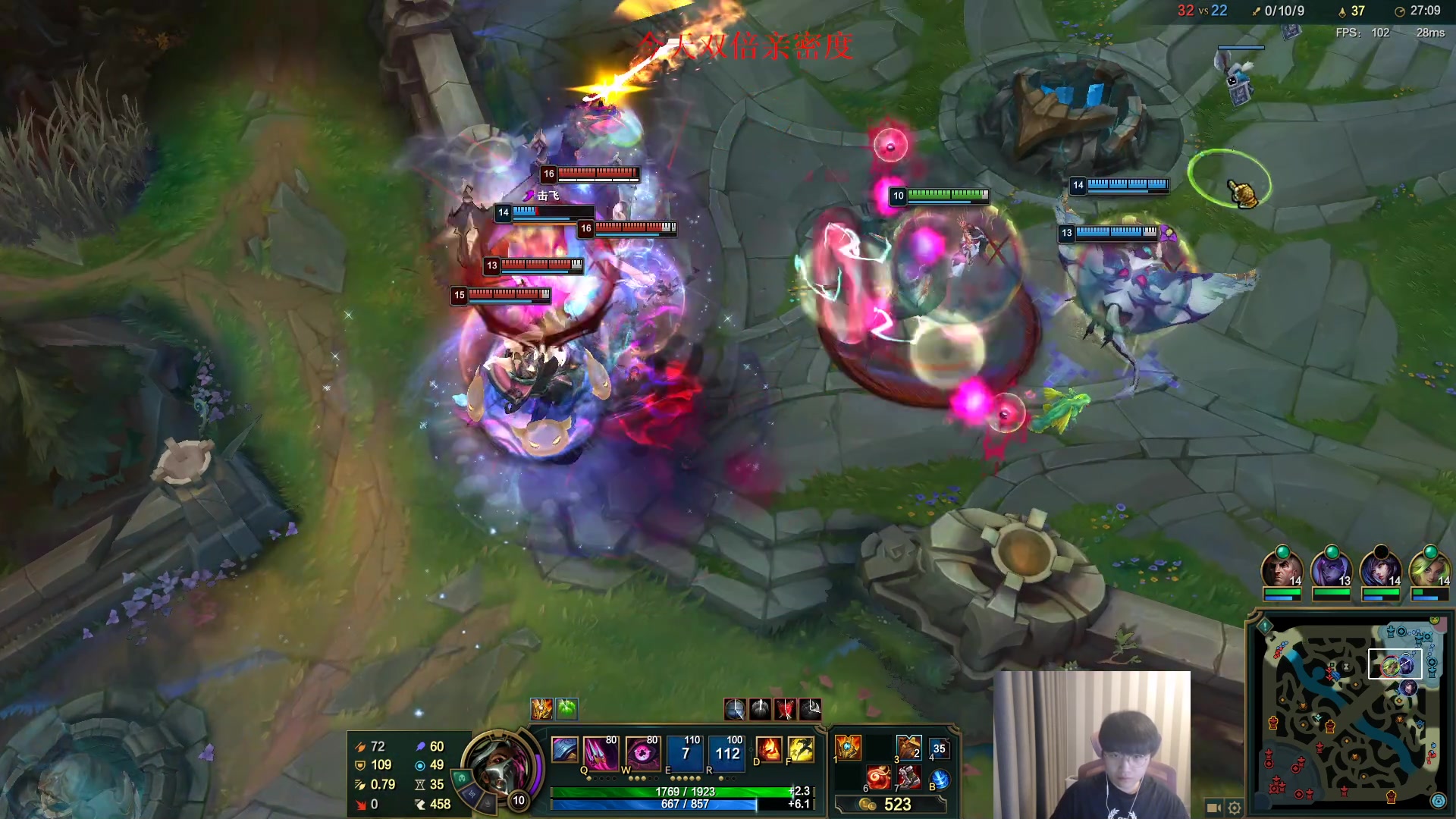 【2023-04-29 18点场】微笑：微笑：峡谷来上大分~