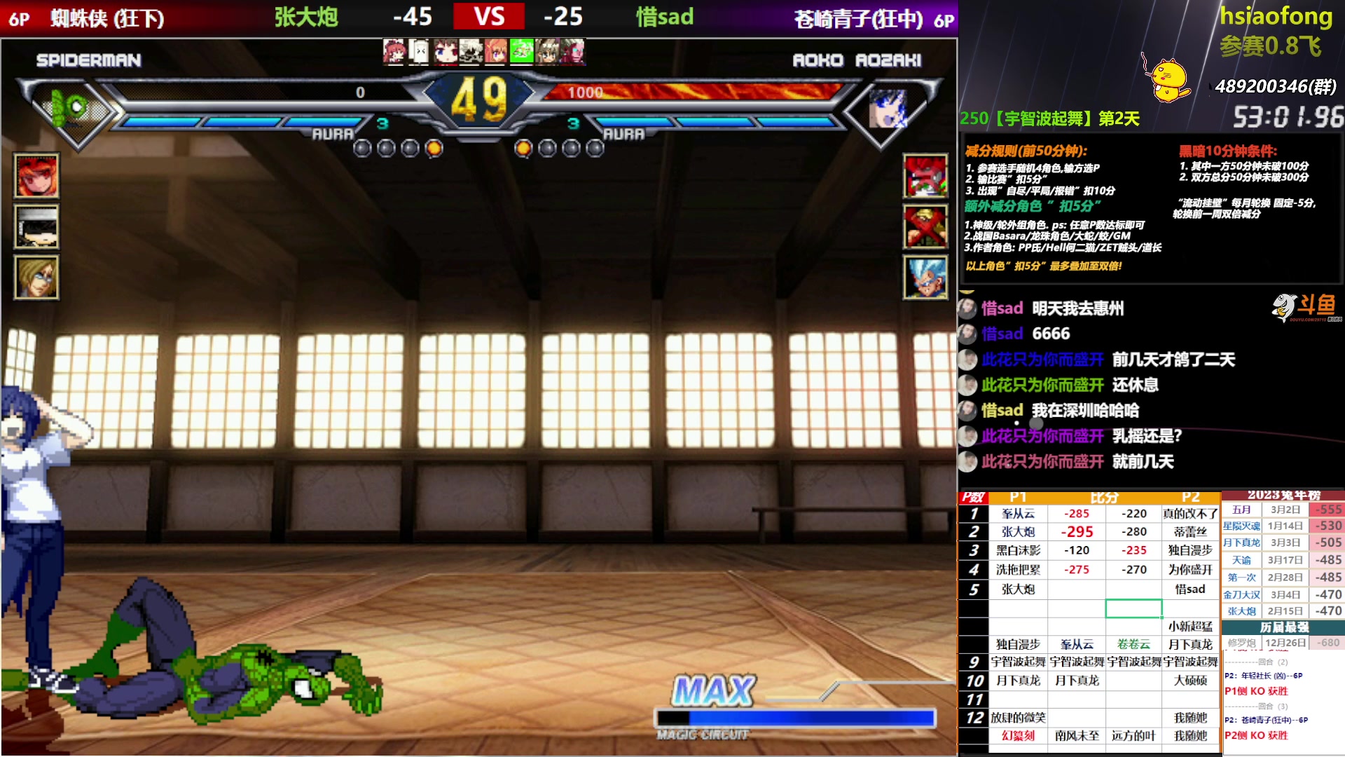 【2023-04-29 22点场】那日的风：【MUGEN】五一假期快乐~!