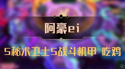 【阿豪ei】5秘术卫士5战斗机甲 吃鸡